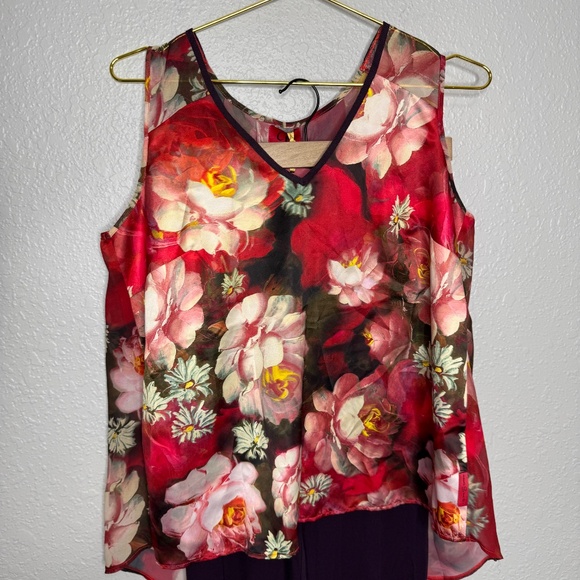 NWT B by Ted Baker Pajama set-Lounge in style comfort purple floral - Picture 3 of 14